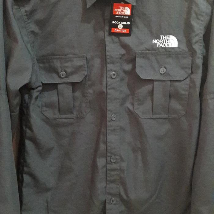 Kemeja Panjang PDL TNF (Warna Abu-Abu)