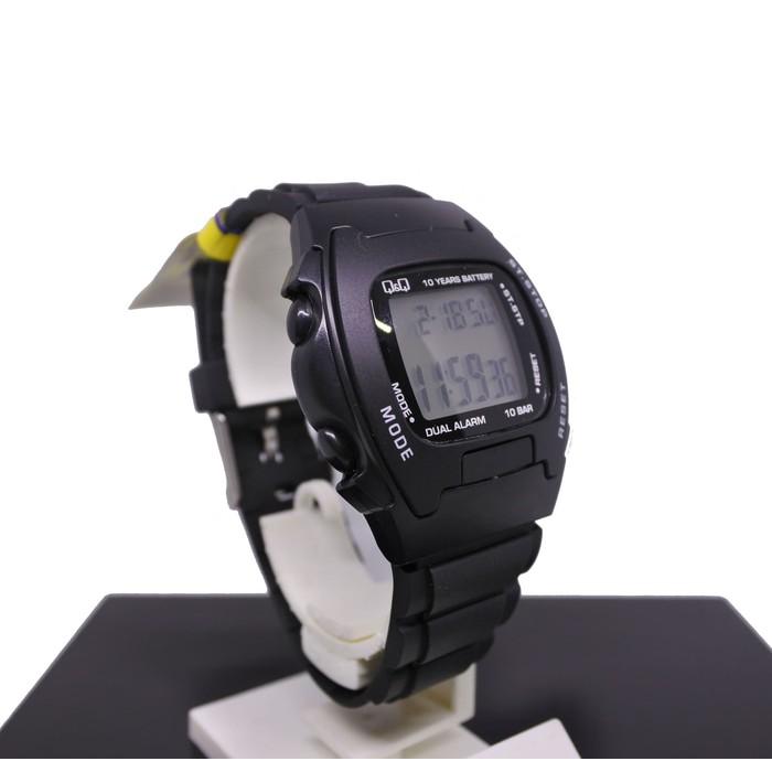 Q&Q QQ QnQ Digital Jam Tangan Original MAC5P108Y Full Black