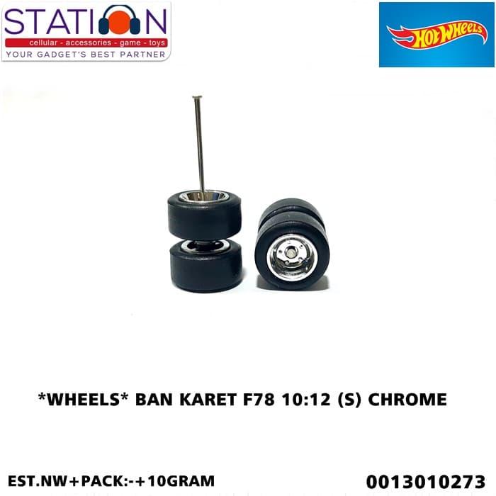 BAN KARET HOT WHEELS F78 10 12 (S) CHROME