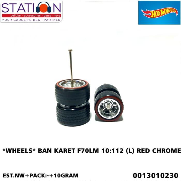 BAN KARET HOT WHEELS F70LM 10 12 (L) RED CHROME