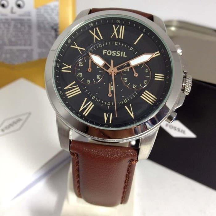 Jam Tangan Pria Fossil FS4813 & FS 4813 Original Baterai Fullset 44MM