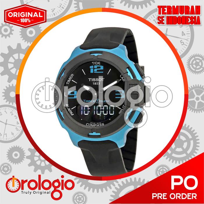 Tissot T-Race Touch Aluminium Black Dial Men's Watch ORI TERMURAH