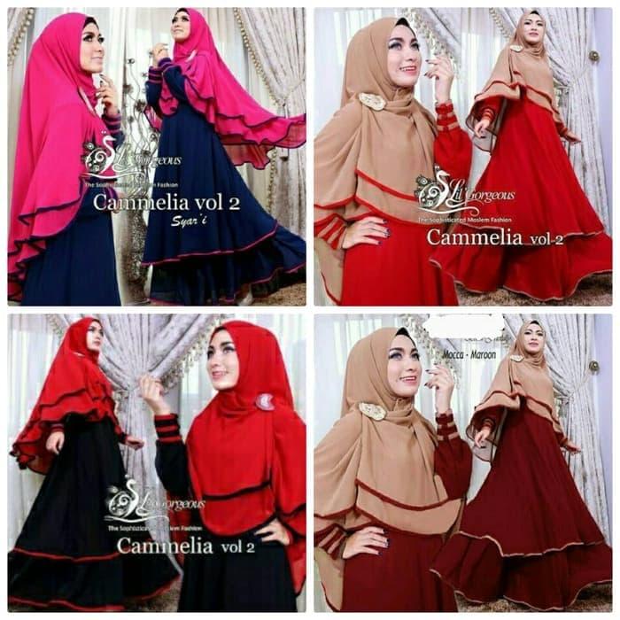 GF Maxi dress Syari /Gamis Syari /Baju Muslim Syari Terbaru Yasin