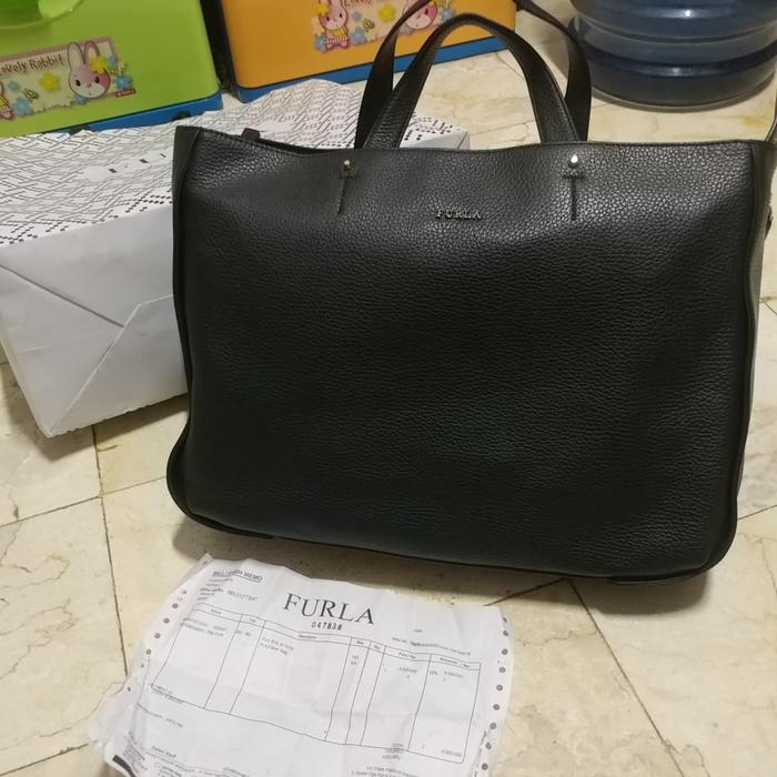 Tas FURLA EVA M TOTE HITAM