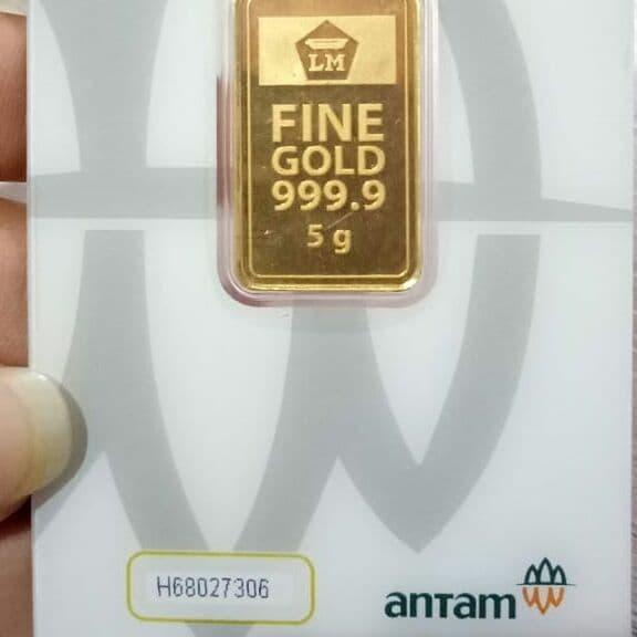 Emas Antam 5gr / Logam Mulia / Emas Murni / Emas Batangan 2023
