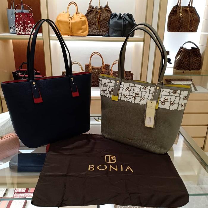 Bonia Tas Bonia Original Tote Wanita Kulit Asli dengan Dust Bag dan Sertifikat Lengkap #boniaorigina