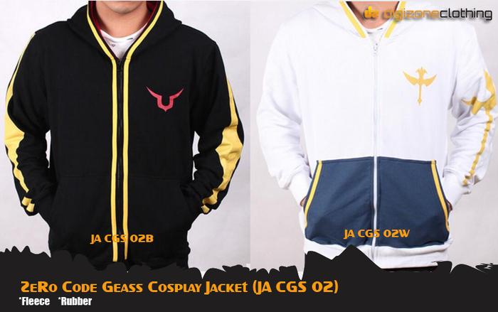 Jaket Zero Code Geass Cosplay Hitam - JA CGS 02B