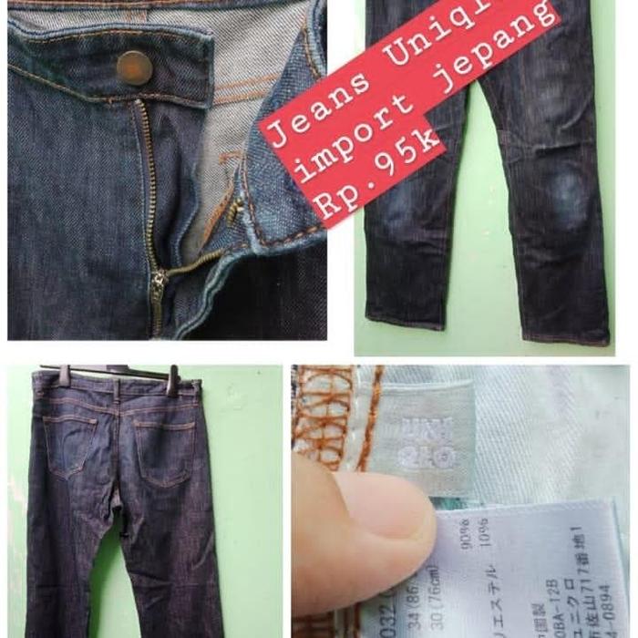 jeans original Uniqlo second import