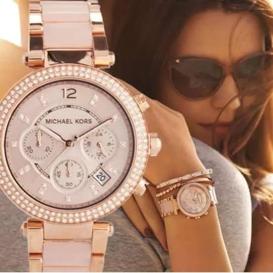Jam Tangan Wanita Merek Mic haell Korss Type MK 5896 & MK5896 Original