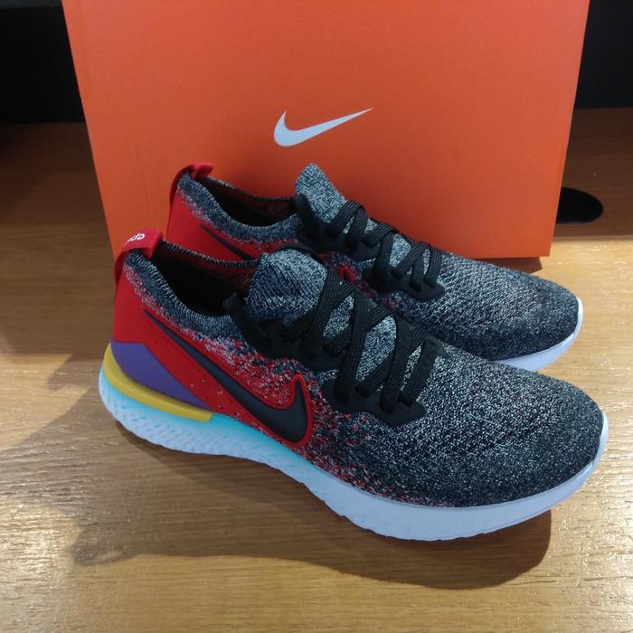 Nike Original Epic React Flyknit 2 Black Hyper Jade