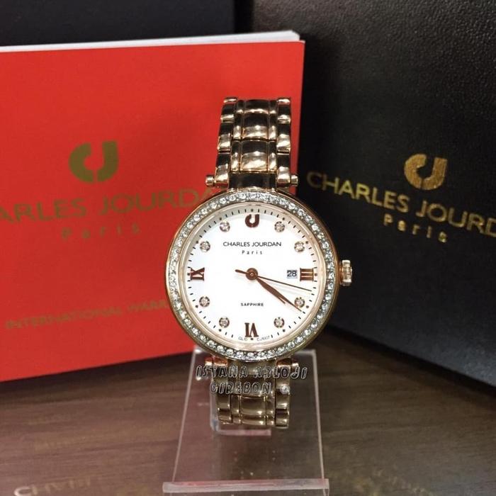 JAM TANGAN WANITA CHARLES JOURDAN CJ1007-2513S ORIGINAL READY