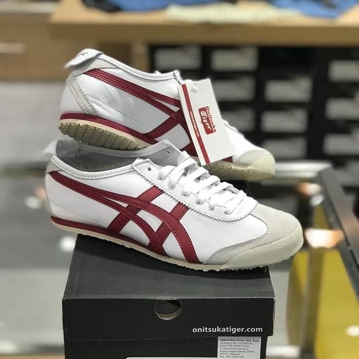 Onitsuka Tiger White/Burgundy