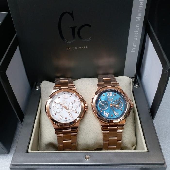 Jam Tangan Wanita Merek Guess Collection GC Steel RG Original BM