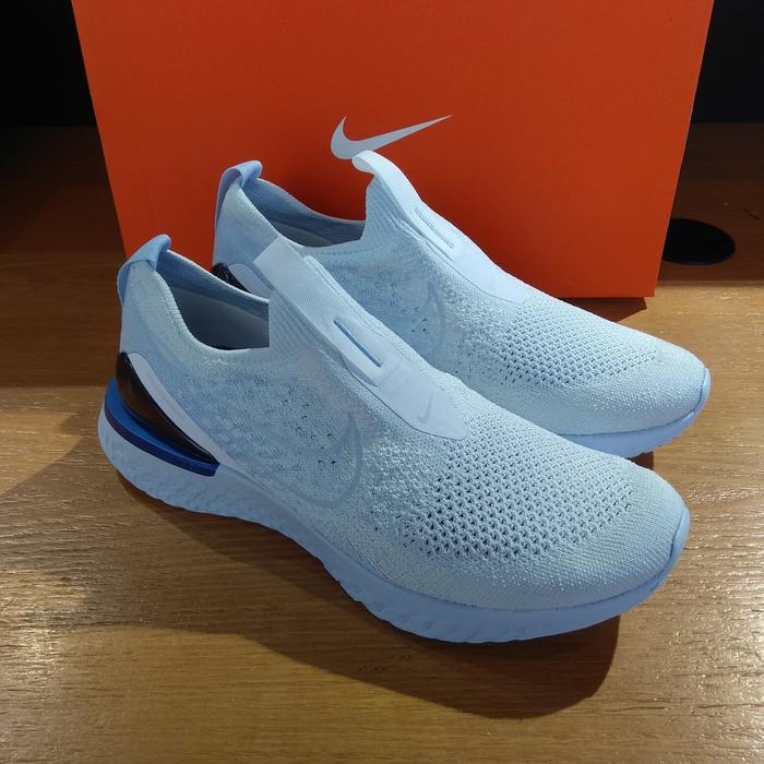 Nike Original Epic Phantom React Flyknit White Blue