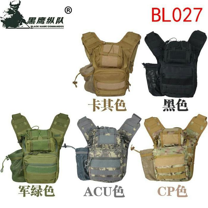 Tas Selempang 803S Mini Tactical Outdoor Airsoft Asli Import
