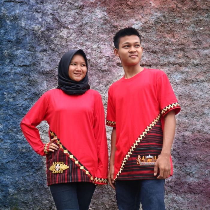 Couple Kaos Tapis Lampung Jung Salur series terbaru dan termurah