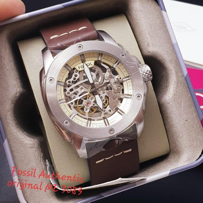 Jam Tangan Pria Merek Fossil ME 3083 & ME3083 Automatic Original 4.6cm