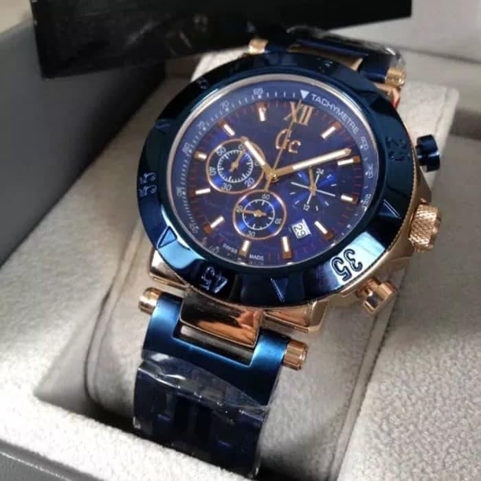 Jam Tangan Pria Guess Collection Blue Original GC-80112