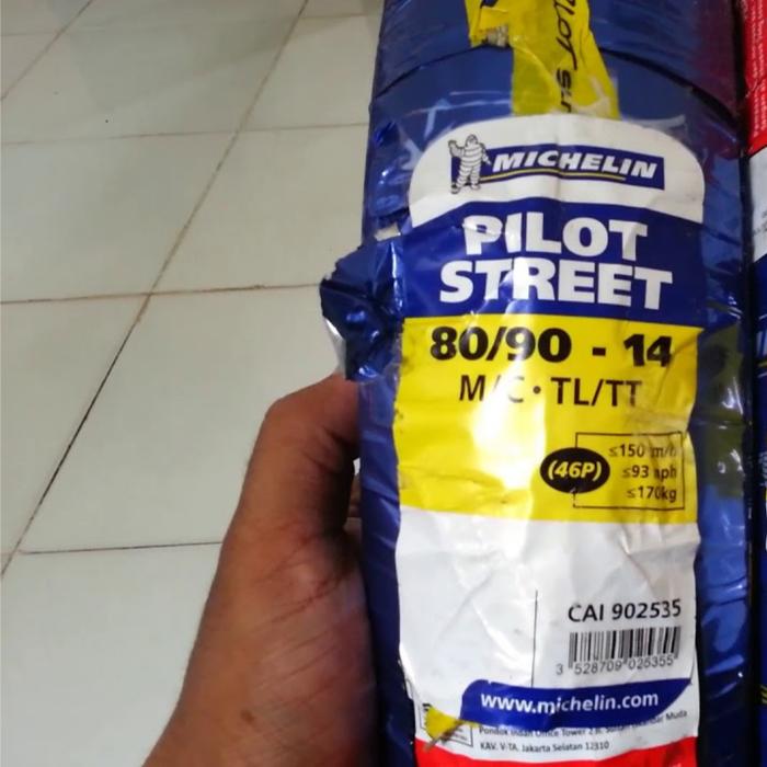 Ban Motor Tubeless Michelin 80/90-14 Pilot Street Michelin 80 90 14