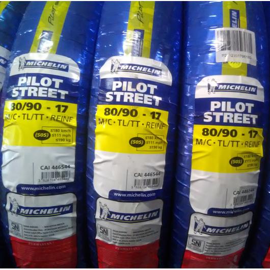 Ban Michelin 80/90-17 Pilot Street Michelin 80 90 17