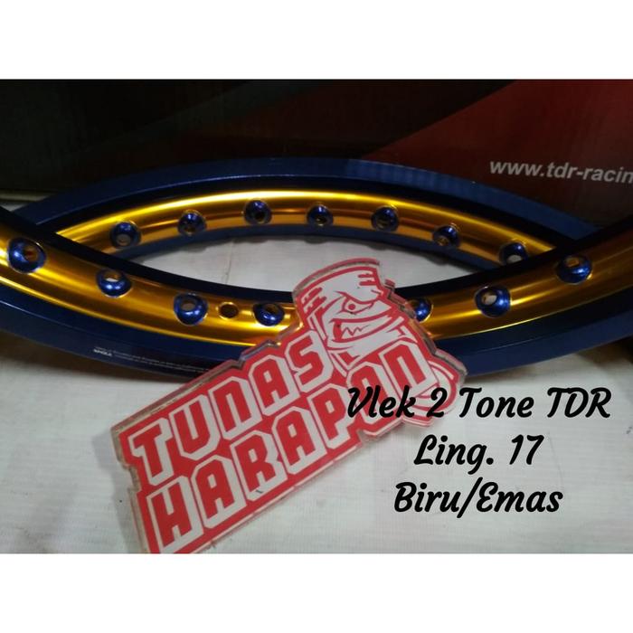 VELG TDR 17 BIRU EMAS 2 TONE