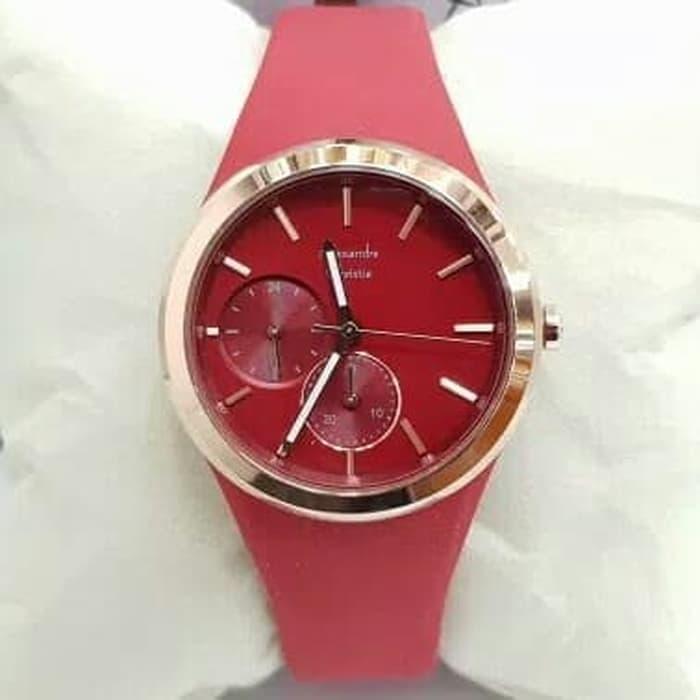 Jam Tangan Wanita Alexandre Christie AC 2663 Original - Rosegold Red