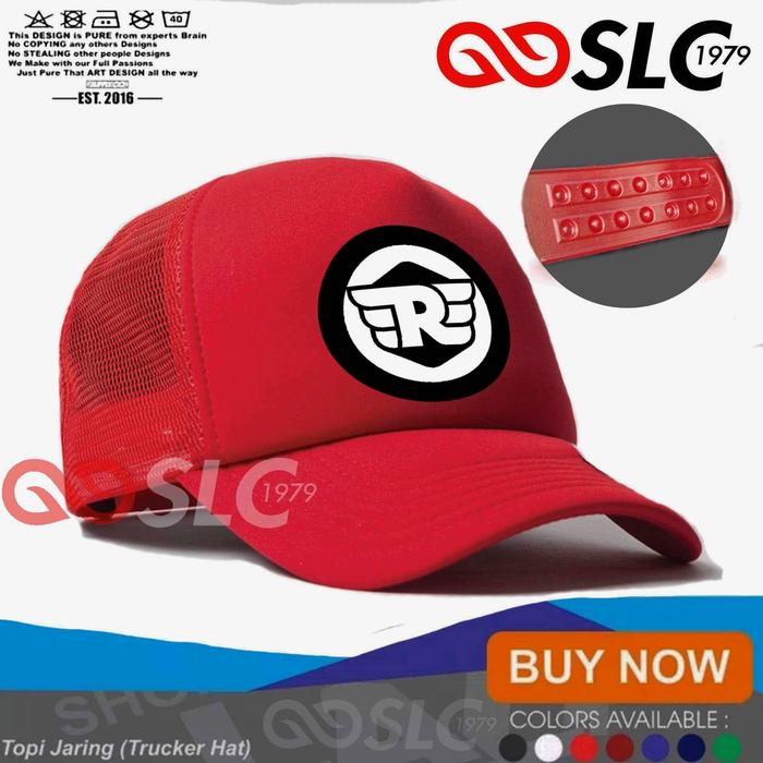 TOPI JARING TRUCKER ROYAL ENFIELD MERAH W5 - KOLASE