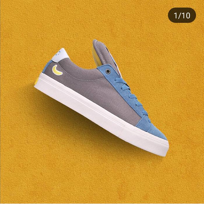 SEPATU FYC CAVEN CHARCOAL TURQUOISE
