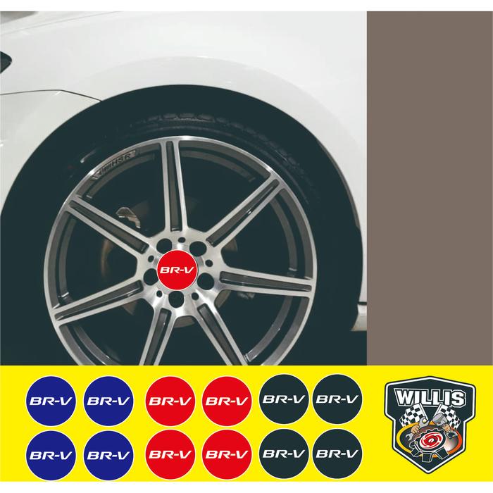 Stiker Honda BRV Dop Velg Mobil Sticker Velg Honda BRV