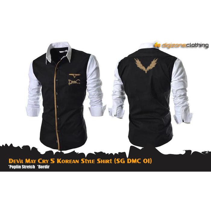 Kemeja Devil May Cry Korean Style Shirt SG DMC 01