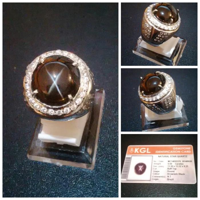Natural star quartz