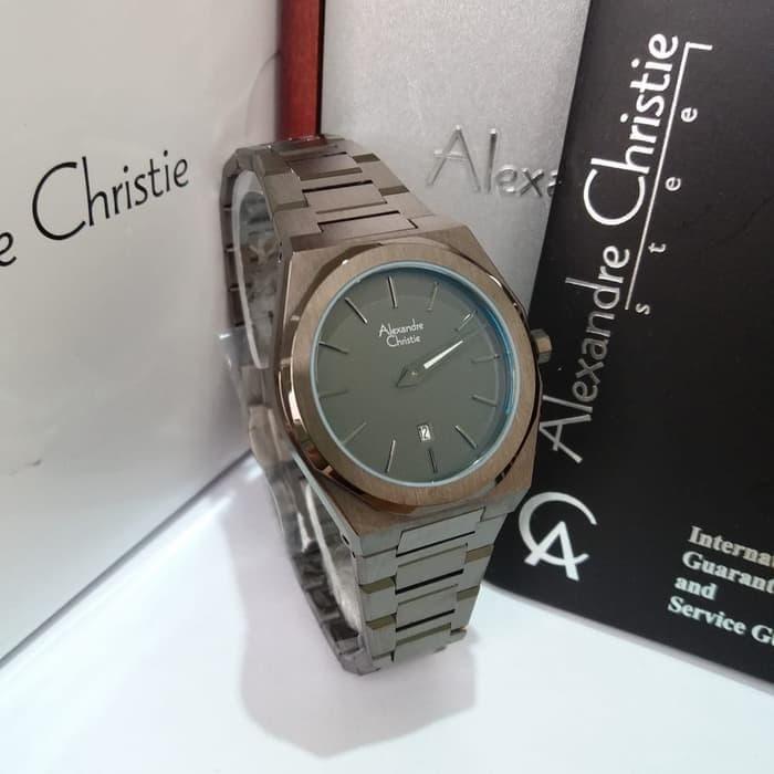 Jam Tangan Wanita Alexandre Christie AC 8600 Original - Grey