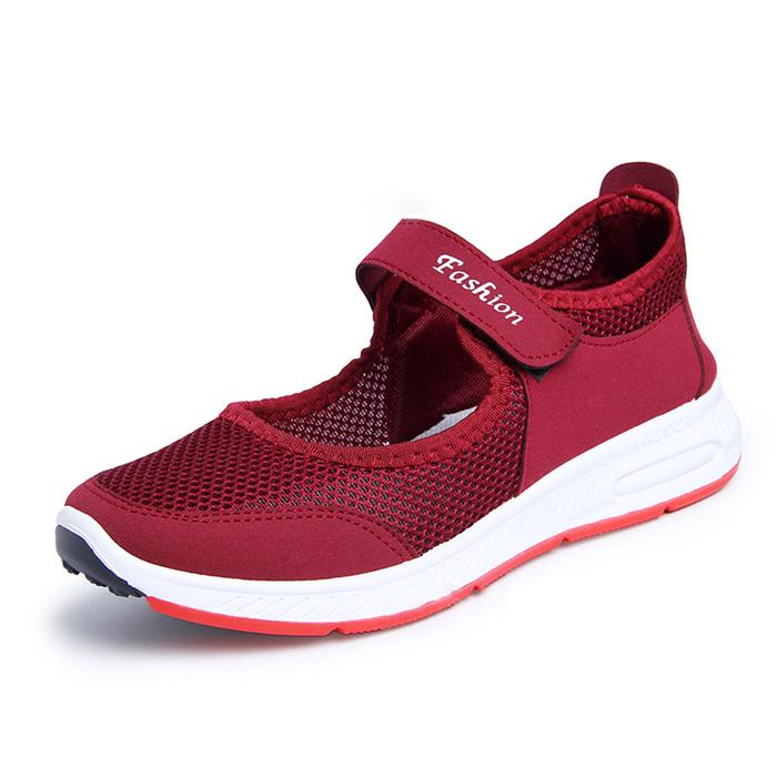 NEW ! Women Sneakers Hollow Out Breathable Backless Casual