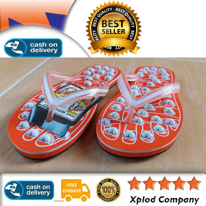 Sandal Kesehatan Glisten Paris Wanita Ukuran 9 Oranye Glisten Rematik