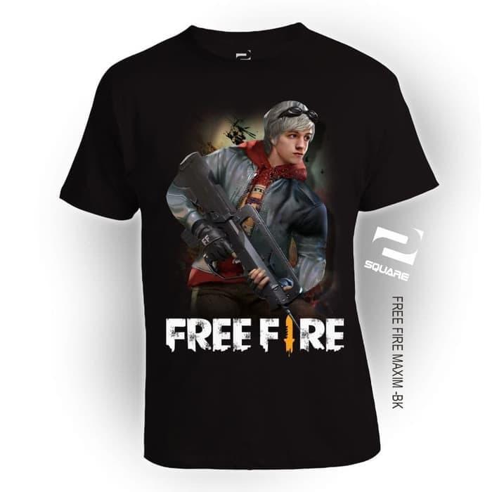 BAJU 3D MAXIM FREE FIRE- KAOS ANAK