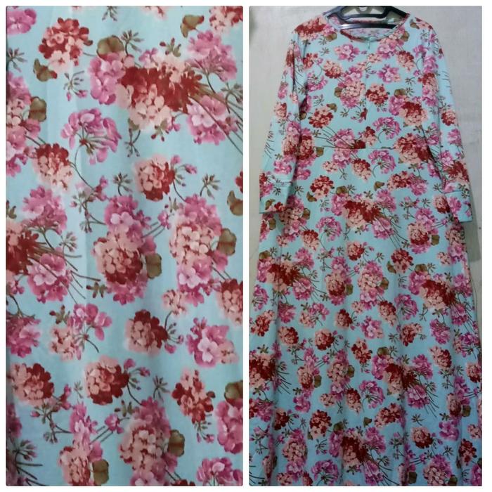 Gamis Jumbo Ld 105-110cm Mikawa Fresh Bunga.