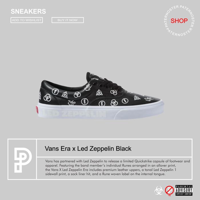 Vans Era X LedZeppelin Black