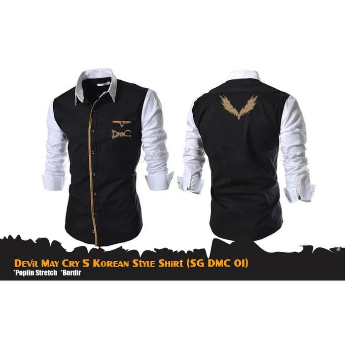 Kemeja Devil May Cry Korean Style Shirt SG DMC 01