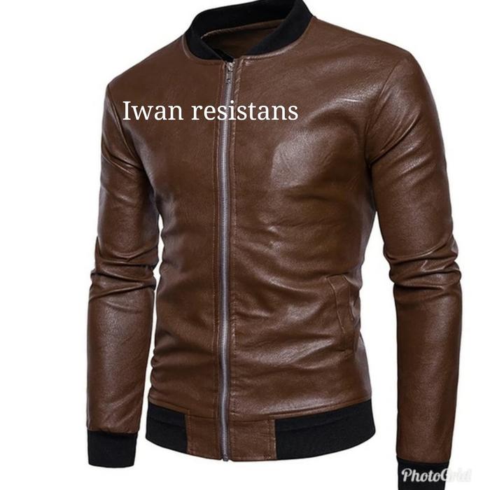 jaket kulit pria , jaket kulit sintetis pria, jaket kulit motor , A2