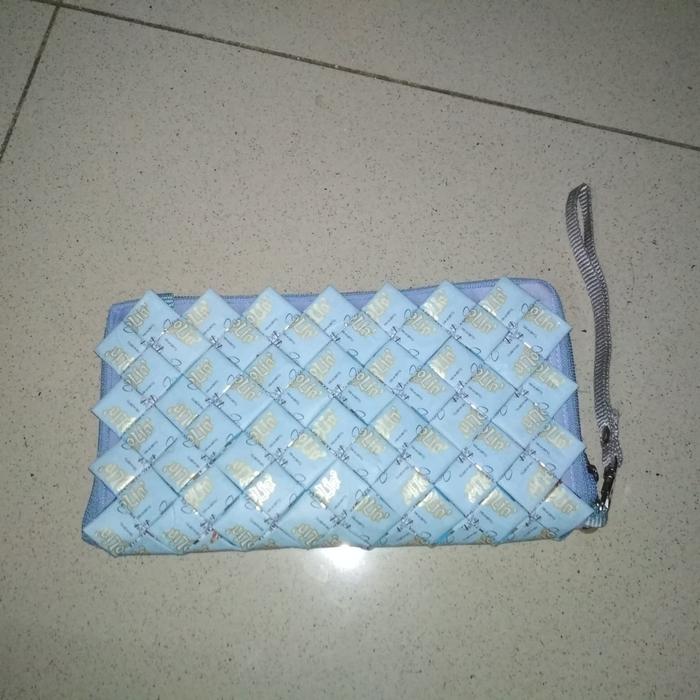 Dompet Pouch Tas Card Organizer Recycle Daur Ulang Bungkus Sachet Kopi