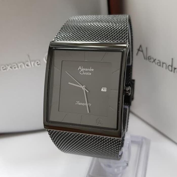 Jam Tangan Pria Alexandre Christie AC 8333 Fullblack Hitam Original