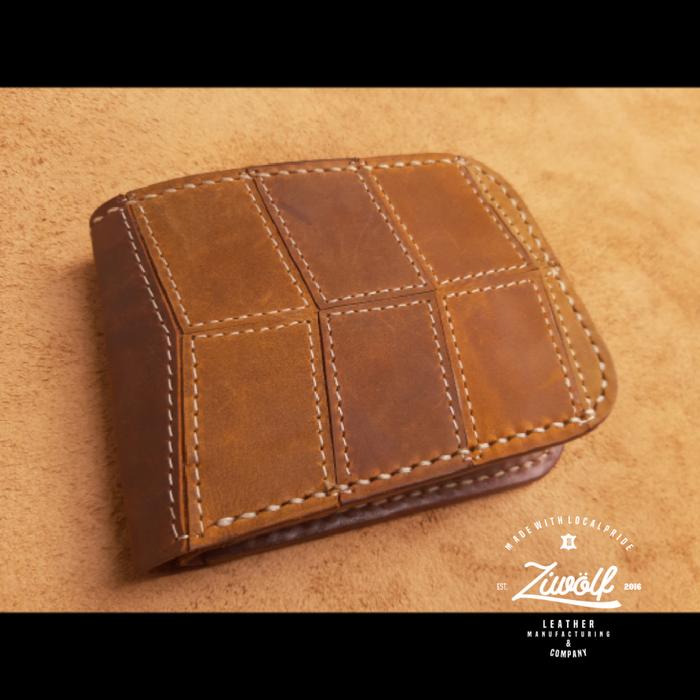 dompet kulit handmade - dompet handmade jahitan luar
