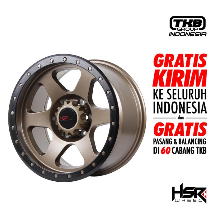 VELG HSR CRAG 6001 R17X9 H6X139,7 ET0 SMBRZ/BL