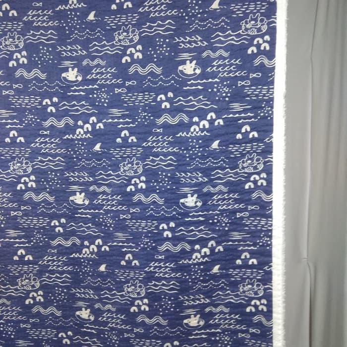 Kain Katun Krinkle Crinkle Motif Anak Bagus Murah