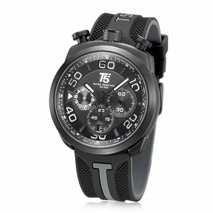 Jam Tangan Pria T5 H3619 Sporty Original 46mm Strap Rubber