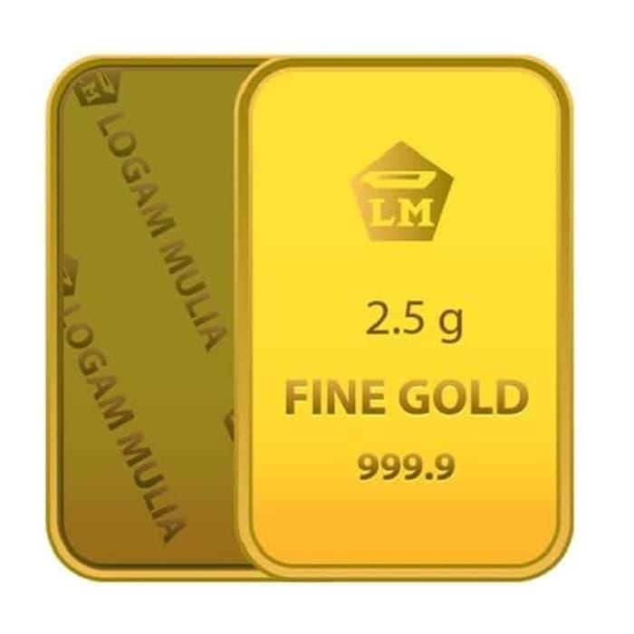 Logam Mulia Antam Pecahan 2.5 gram