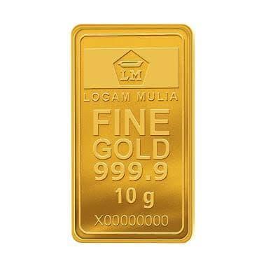Emas logam mulia 10 gram Logam Antam Pecahan 10 gram