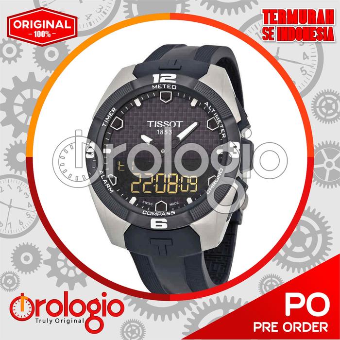 Tissot T-Touch Expert Solar Black Rubber Men's WatchORI TERMURAH