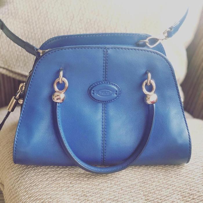 Preloved Authentic Blue Tods Bag