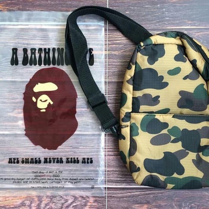 Bape Sling Bag Camo/Slingbag Camo Waist Bag Japan Magazine Appendix